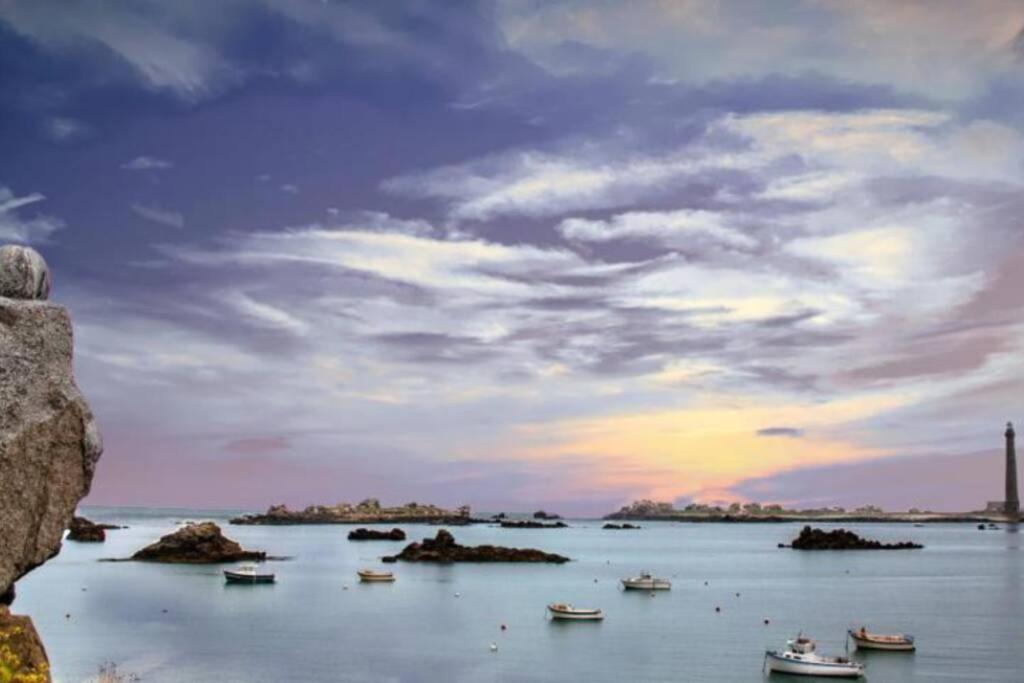 Kermaravel, Le Petit Manoir En Bord De Mer. 圣波勒-德莱昂 外观 照片